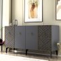 HANAH HOME Komoda Vesta Anthracite - slika 2