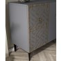 HANAH HOME Komoda Vesta Anthracite - slika 3