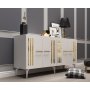 HANAH HOME Komoda Junes White Gold - slika 2