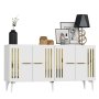 HANAH HOME Komoda Junes White Gold - slika 4