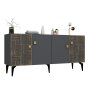 HANAH HOME Komoda Midia Anthracite - slika 4