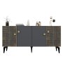 HANAH HOME Komoda Midia Anthracite - slika 5