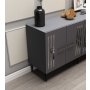 HANAH HOME Komoda Junes Anthracite Silver - slika 3