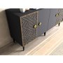 HANAH HOME Komoda Frow Anthracite - slika 4