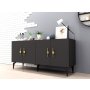 HANAH HOME Komoda Zenit Anthracite - slika 2
