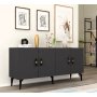 HANAH HOME Komoda Plus Anthracite - slika 2