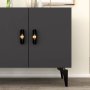 HANAH HOME Komoda Plus Anthracite - slika 5