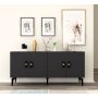 HANAH HOME Komoda Plus Anthracite - slika 1