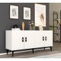 HANAH HOME Komoda Plus White - slika 2