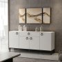 HANAH HOME Komoda Moon White - slika 3