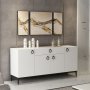 HANAH HOME Komoda Moon White - slika 4