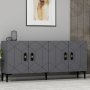 HANAH HOME Komoda Cross KB150 Anthracite - slika 2
