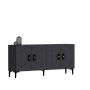 HANAH HOME Komoda Cross KB150 Anthracite - slika 3