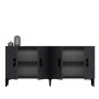 HANAH HOME Komoda Cross KB150 Anthracite - slika 4