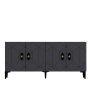 HANAH HOME Komoda Cross KB150 Anthracite - slika 5