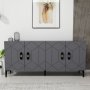 HANAH HOME Komoda Cross KB150 Anthracite - slika 1