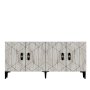 HANAH HOME Komoda Cross KB150 Anthracite Ephesus Marble - slika 5