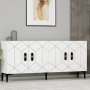 HANAH HOME Komoda Cross KB150 White - slika 2