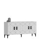 HANAH HOME Komoda Cross KB150 White - slika 3