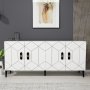 HANAH HOME Komoda Cross KB150 White - slika 1