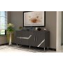 HANAH HOME Komoda Fuga KB150 Anthracite Silver - slika 2