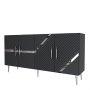HANAH HOME Komoda Fuga KB150 Anthracite Silver - slika 4