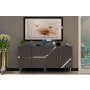 HANAH HOME Komoda Fuga KB150 Anthracite Silver - slika 1