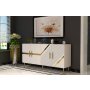 HANAH HOME Komoda Fuga KB150 White Gold - slika 2
