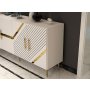 HANAH HOME Komoda Fuga KB150 White Gold - slika 3
