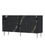 HANAH HOME Komoda Hook KB150 Anthracite Silver - slika 5