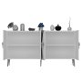 HANAH HOME Komoda Hook KB150 White Silver - slika 4