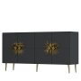 HANAH HOME Komoda Nida KB150 Anthracite Gold - slika 4