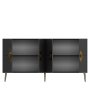 HANAH HOME Komoda Nida KB150 Anthracite Gold - slika 5