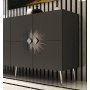 HANAH HOME Komoda Nida KB150 Anthracite Silver - slika 3