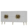 HANAH HOME Komoda Nida KB150 White Gold - slika 4