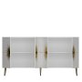 HANAH HOME Komoda Nida KB150 White Gold - slika 5