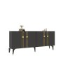 HANAH HOME Komoda Bahar KB150 Anthracite - slika 3