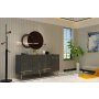 HANAH HOME Komoda Line KB150 Anthracite Gold - slika 1