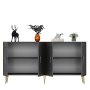 HANAH HOME Komoda Arno KB150 Anthracite Gold - slika 5