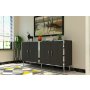 HANAH HOME Komoda Arno KB150 Anthracite Silver - slika 2