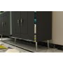 HANAH HOME Komoda Arno KB150 Anthracite Silver - slika 3