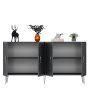 HANAH HOME Komoda Arno KB150 Anthracite Silver - slika 5