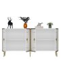 HANAH HOME Komoda Arno KB150 White Gold - slika 5