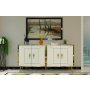 HANAH HOME Komoda Arno KB150 White Gold - slika 1