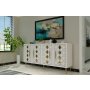 HANAH HOME Komoda Dome KB150 White Gold - slika 2