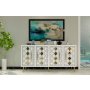 HANAH HOME Komoda Dome KB150 White Gold - slika 1