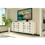 HANAH HOME Komoda Dome KB150 White Silver - slika 2