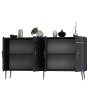 HANAH HOME Komoda Line KB150 Anthracite Silver - slika 5