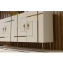 HANAH HOME Komoda Line KB150 White Gold - slika 3