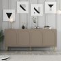 HANAH HOME Komoda Lyon 80 Atlas Gold - slika 1